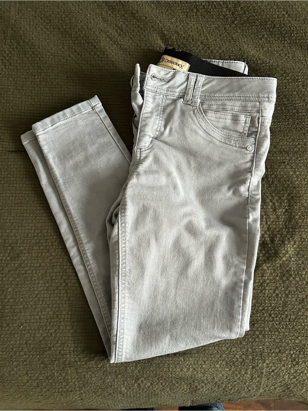 Democracy Light Gray Skinny Jeans - Women